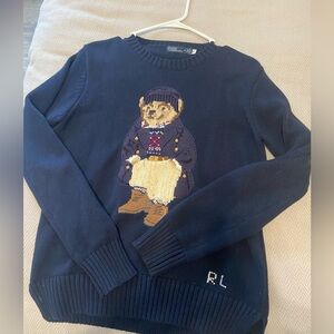Polo Ralph Lauren bear sweater size medium